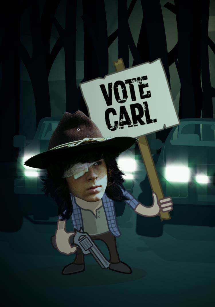Carl Grimes illustration