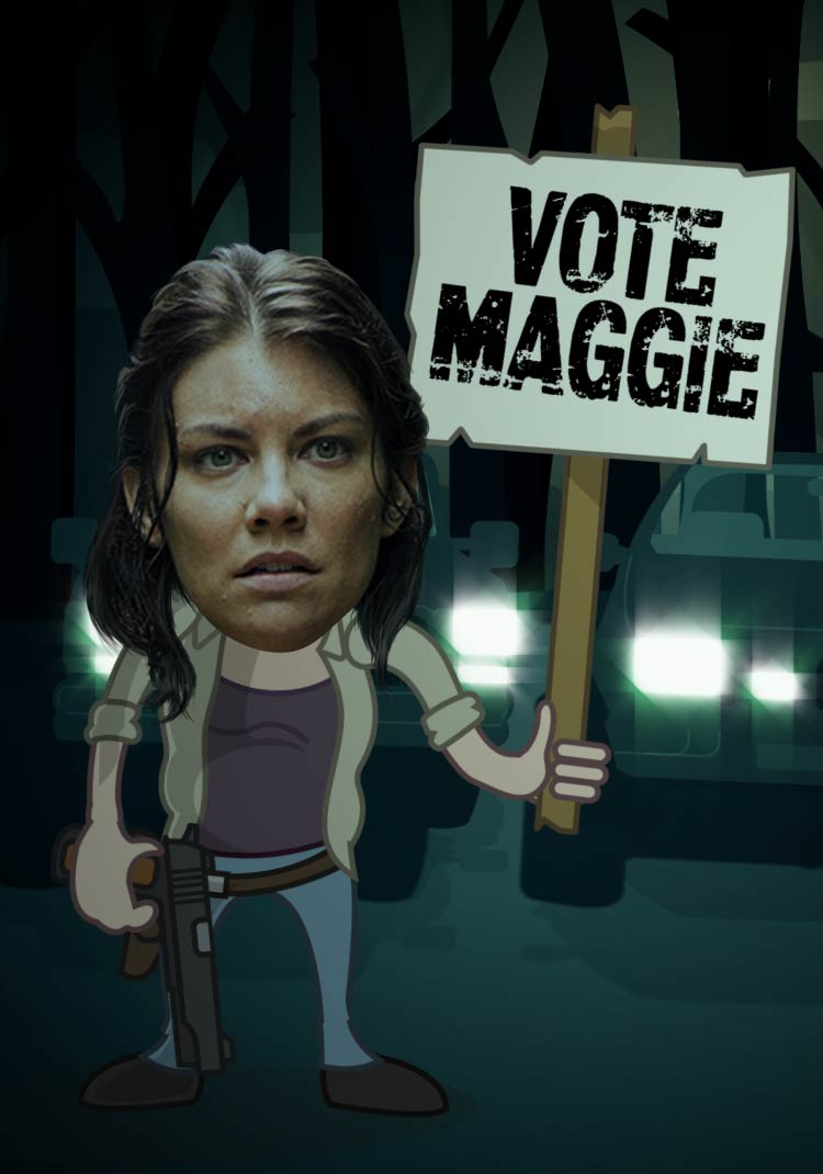 Maggie Greene illustration